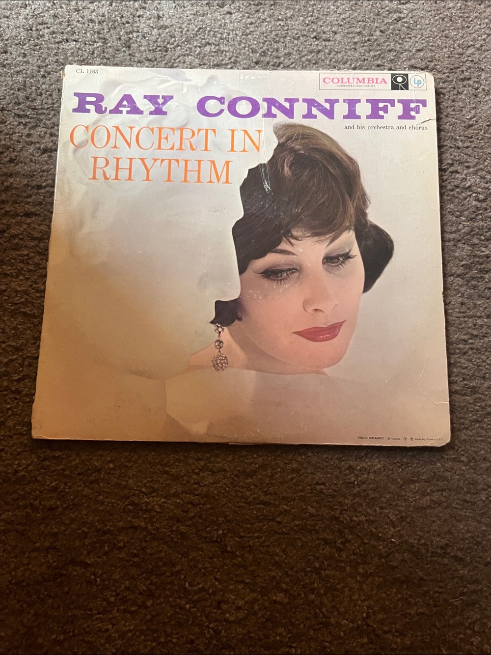 Columbia Ray Conniff 'Concert in Rhythm' LP – White, Purple & Orange Cover